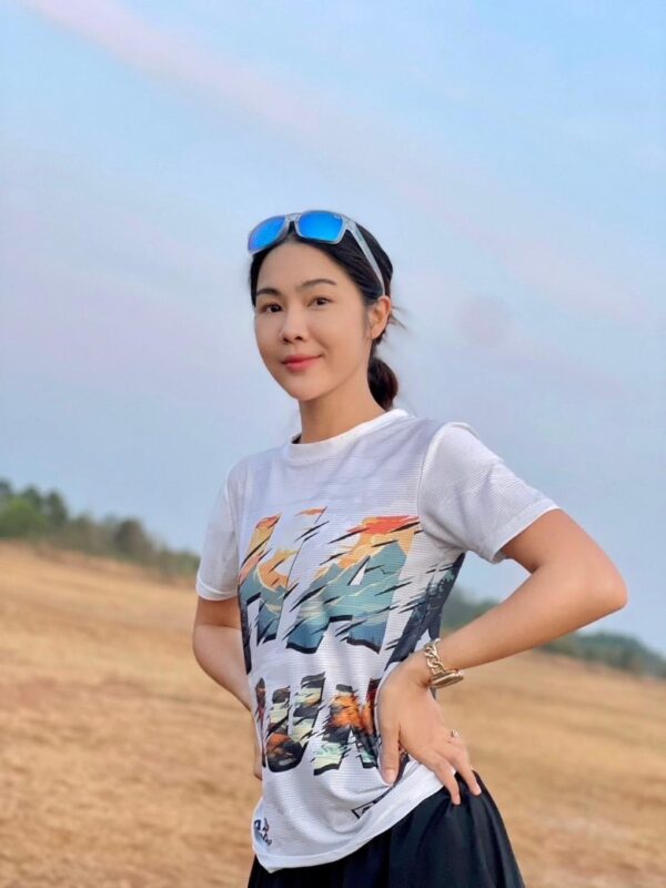 เสื้อวิ่ง เสื้อยืด เสื้อเทรล รุ่น street trail - Image 7