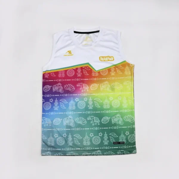 เสื้อวิ่ง เสื้อลำลอง ออกกำลังกาย คอกลม แขนกุด เสื้อกล้าม รุ่น amaz - Image 6