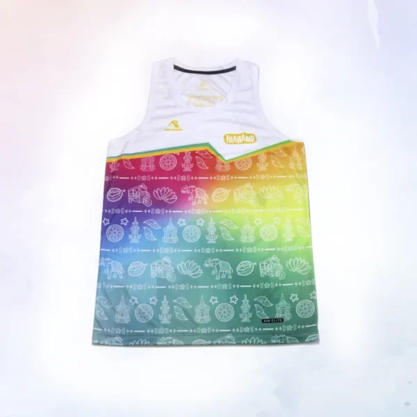 เสื้อวิ่ง เสื้อลำลอง ออกกำลังกาย คอกลม แขนกุด เสื้อกล้าม รุ่น amaz - Image 4