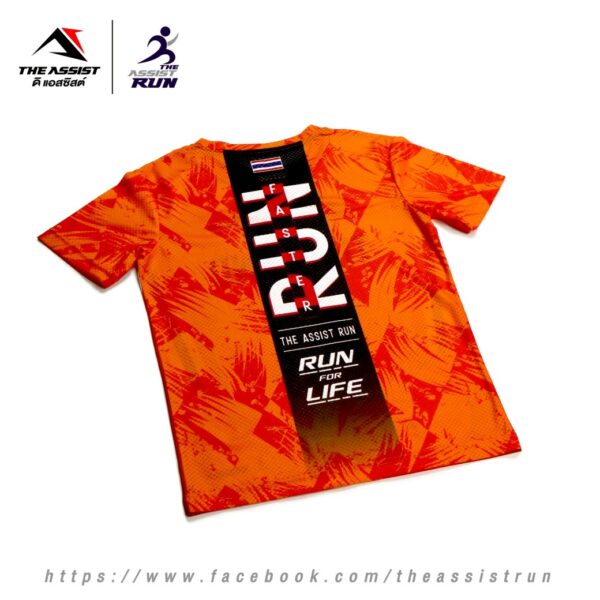 เสื้อวิ่ง เสื้อลำลอง ออกกำลังกาย คอกลม รุ่ง TA-105 Thailand Edition - Image 6