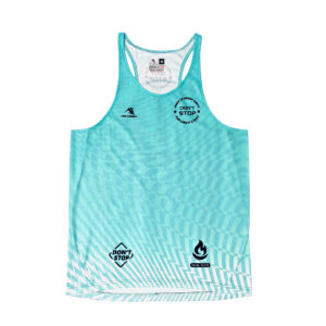 เสื้อวิ่ง เสื้อกล้าม ออกกำเสื้อวิ่ง-ออกกำลังกาย-เสลังกาย รุ่น dont stop สี Glacier Mint