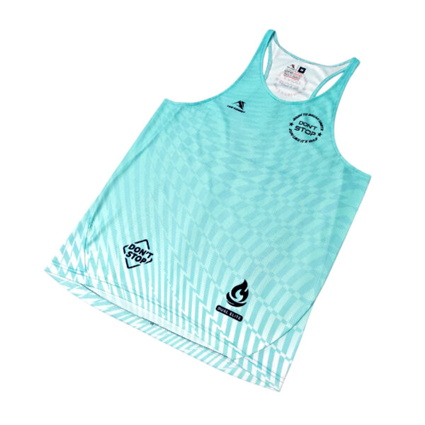 เสื้อวิ่ง เสื้อกล้าม ออกกำเสื้อวิ่ง-ออกกำลังกาย-เสลังกาย รุ่น dont stop สี Glacier Mint - Image 6