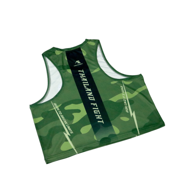 เสื้อวิ่งคร๊อป ออกกำลังกาย เสื้อลำลอง อิลิส รุ่น thailandFight - Image 5