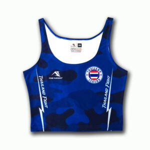 เสื้อวิ่งคร๊อป ออกกำลังกาย เสื้อลำลอง ดิแอสซิสต์ Thailand Fight – Women's Spandex Crop Top