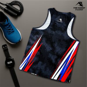เสื้อวิ่ง เสื้อลำลอง ออกกำลังกาย เสื้อกล้าม TA-209 “Thunder Strike”