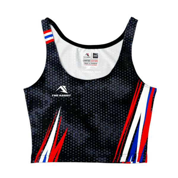 ดิแอสซิสต์ เสื้อวิ่ง เสื้อลำลอง ออกกำลังกาย TA-254 Thunder Strike-Spandex - Image 2
