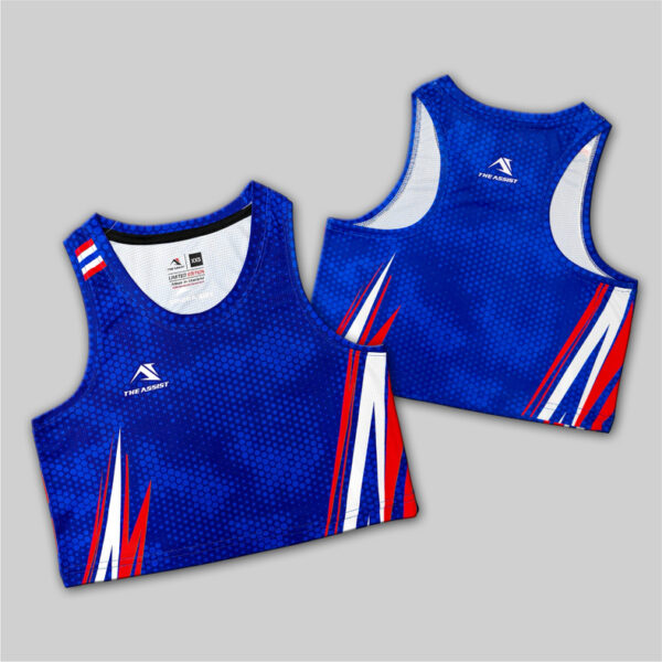 เสื้อวิ่ง เสื้อลำลอง ออกกำลังกาย เสื้อ crop TA-209 “Thunder Strike”