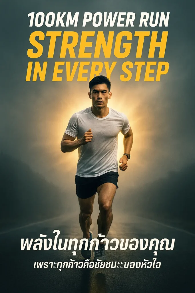 เสื้อวิ่งดิแอสซิสต์ แคมเปญ 100KM Power Run ปลุกพลังในตัวคุณ