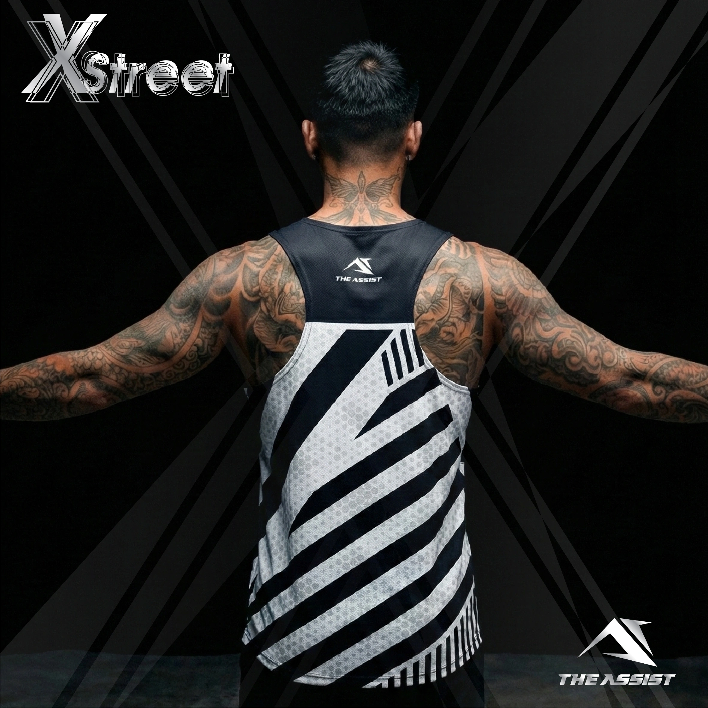 เสื้อวิ่งดิแอสซิสต์ เสื้อออกกำลังกาย Top รุ่น TA271 X Street