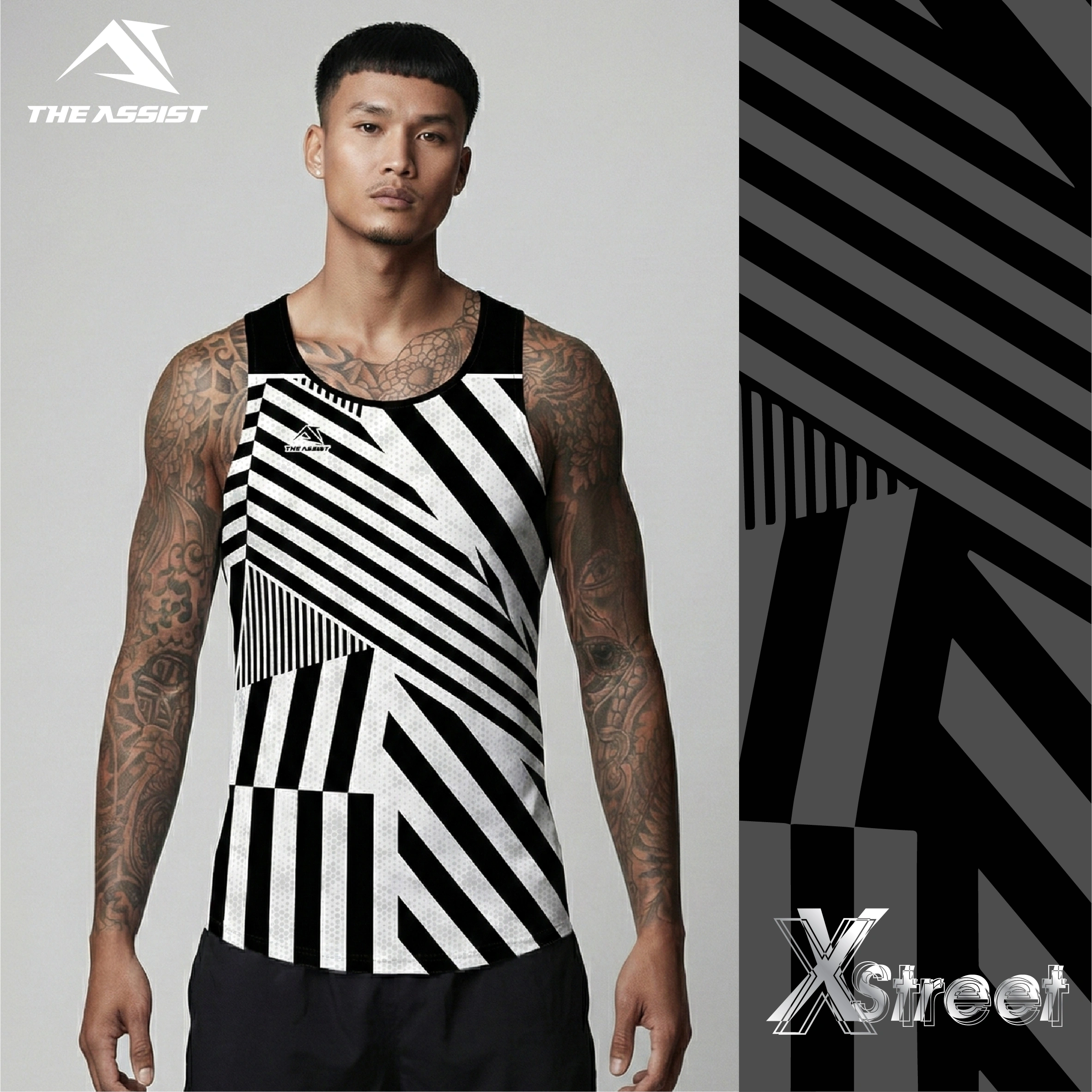 เสื้อวิ่งดิแอสซิสต์ เสื้อออกกำลังกาย Top รุ่น TA271 X Street