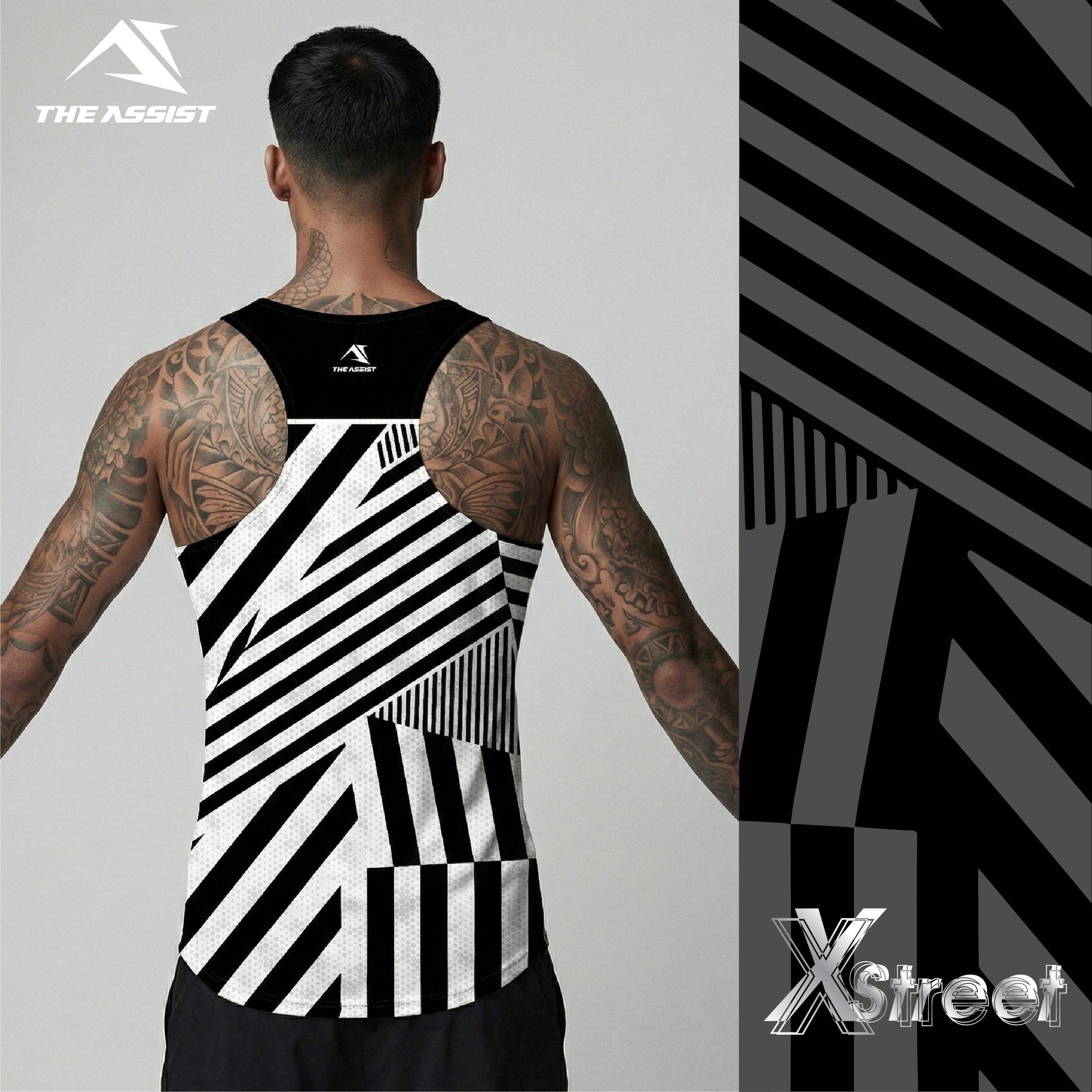 เสื้อวิ่งดิแอสซิสต์ เสื้อออกกำลังกาย Top รุ่น TA271 X Street