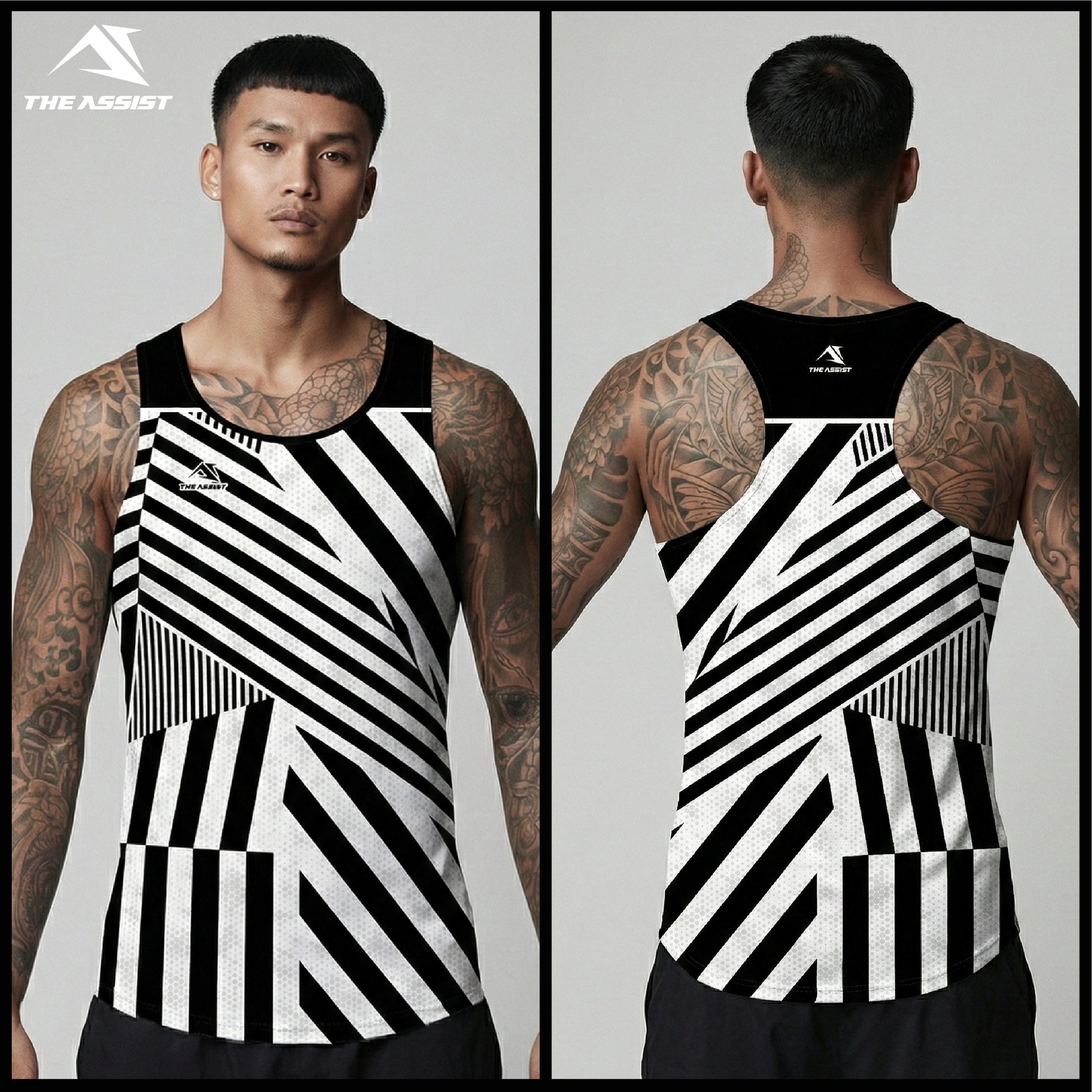 เสื้อวิ่งดิแอสซิสต์ เสื้อออกกำลังกาย Top รุ่น TA271 X Street